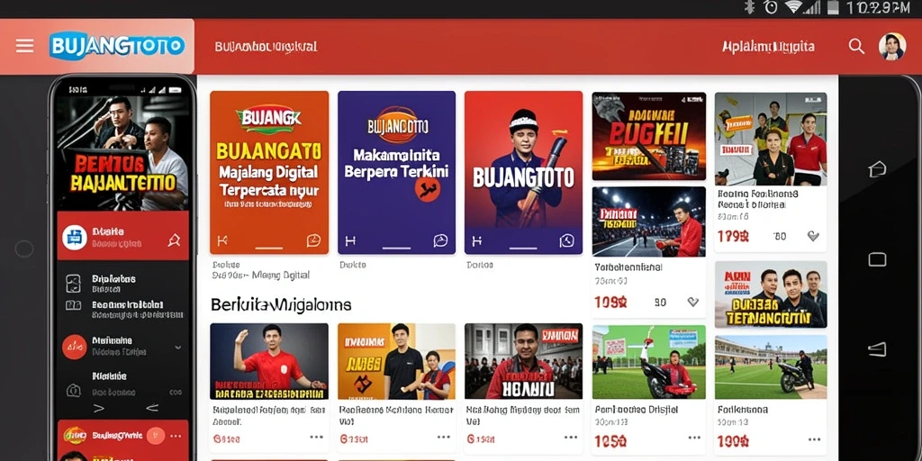 Antarmuka aplikasi BUJANGTOTO yang modern dan intuitif.