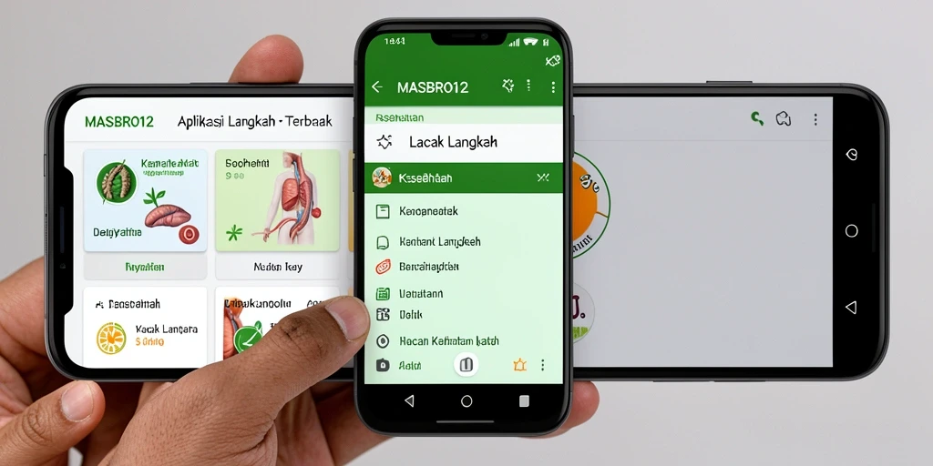 Tampilan antarmuka utama MASBRO12 yang user-friendly dan fungsional.