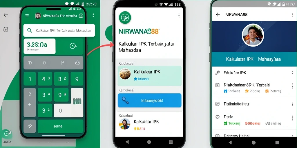 Antarmuka NIRWANA88 yang sederhana dan praktis untuk penggunaan Kalkulator IPK.