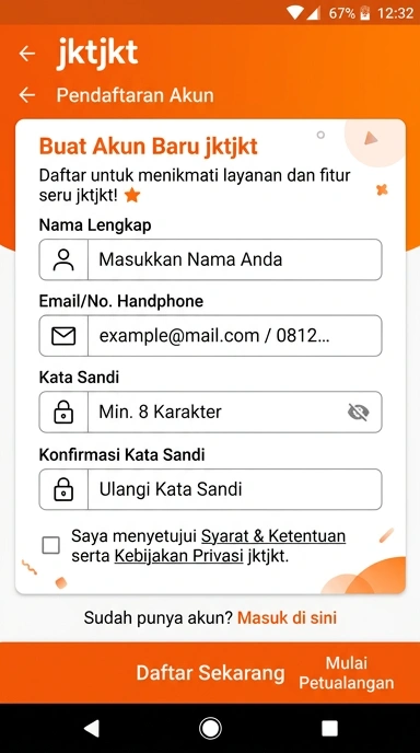 Panduan Mudah Buat Akun jktjkt untuk Pengguna Android